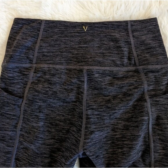 Victoria's Secret Full Length Workout Yoga Leggings, Purple Space Dye, Size 4 - Picture 4 of 9